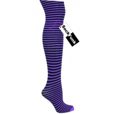 Purple Stripey Tights